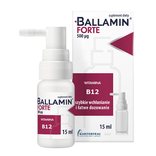 Ballamin forte witamina b12, 15 ml