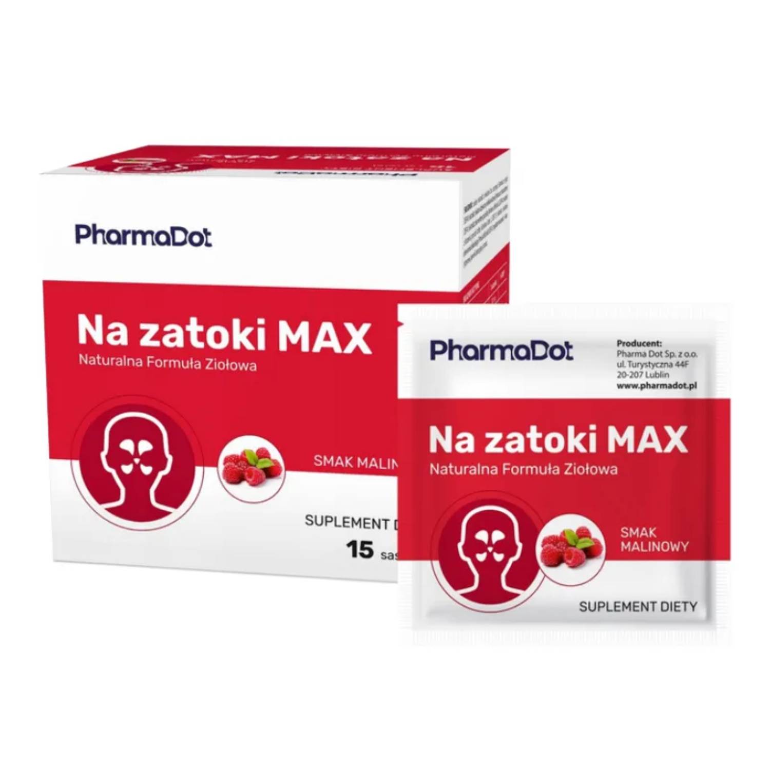 Pharma dot na zatoki max, 15 saszetek
