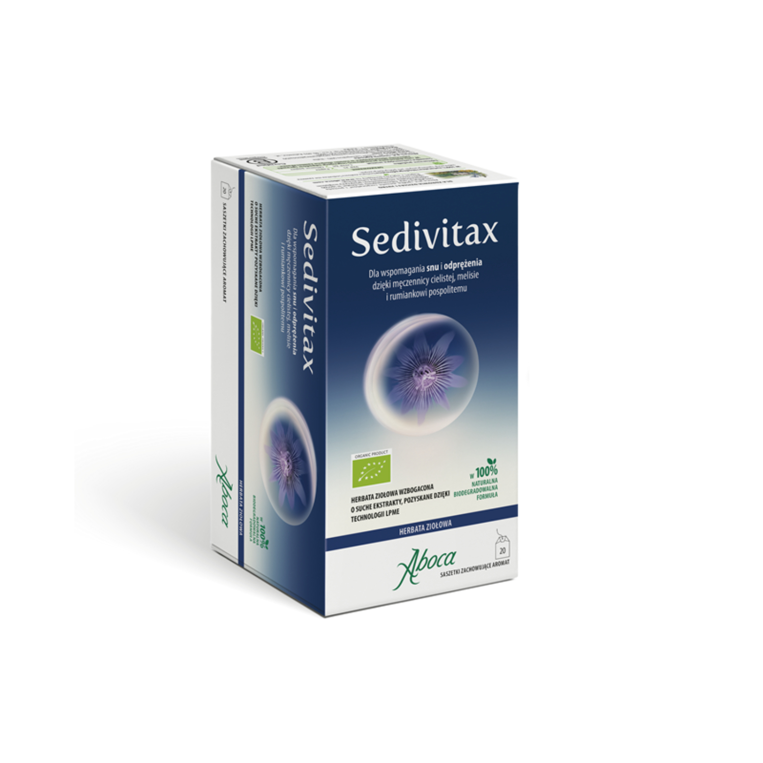 Aboca - sedivitax, herbata wspomagająca sen i odprężenie, 20 torebek