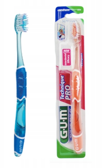 Sunstar gum - technique pro szczoteczka do zębów, średnia, 1 sztuka