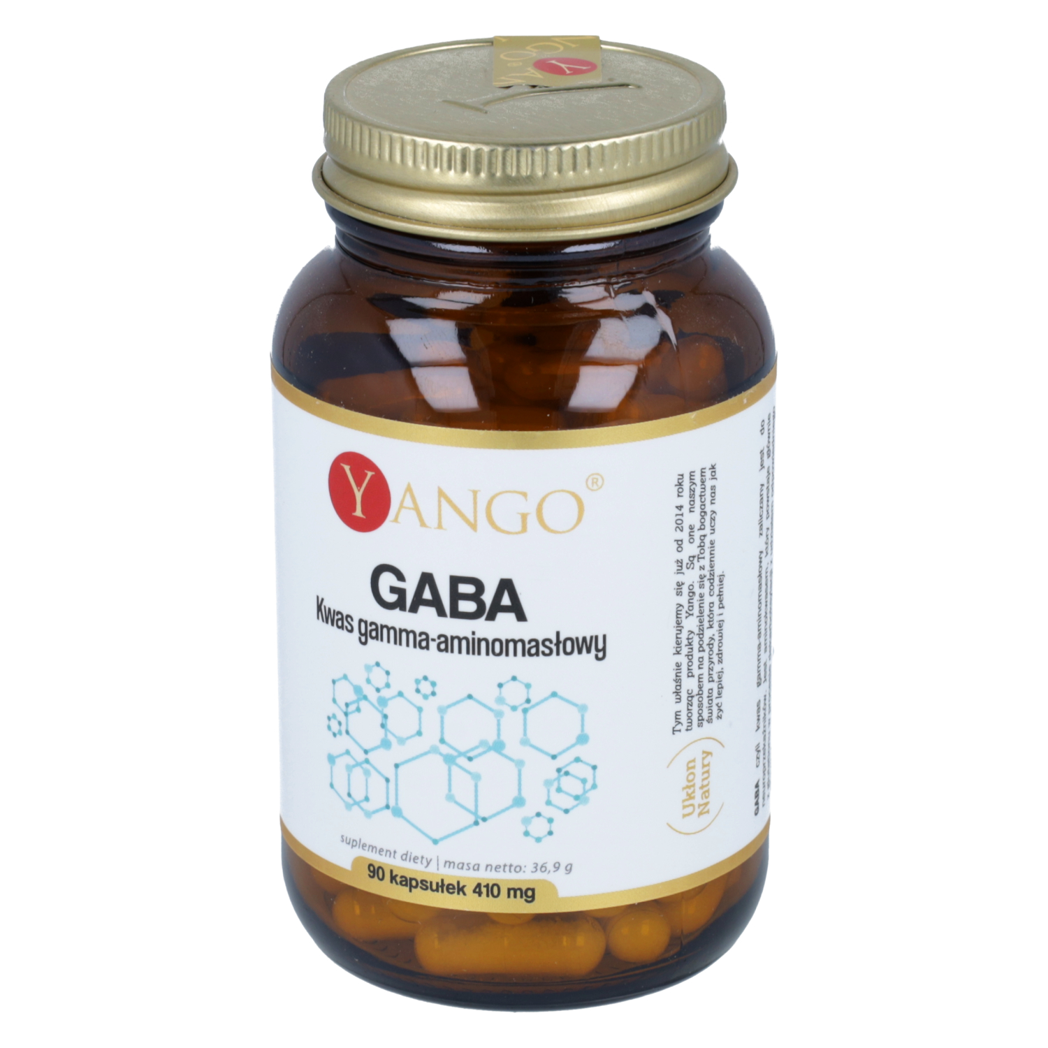 Yango gaba (kwas gamma-aminomasłowy), 90 kapsułek