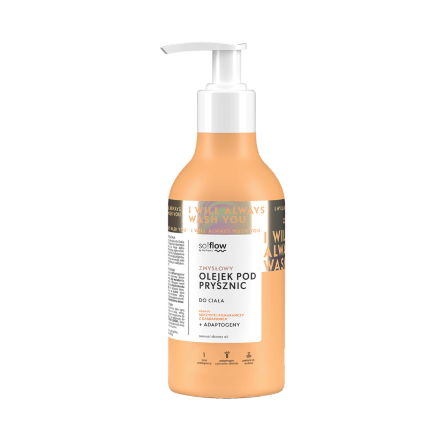 Gp vis plantis so!flow - olejek pod prysznic pomarańcza i kardamon, 400 ml