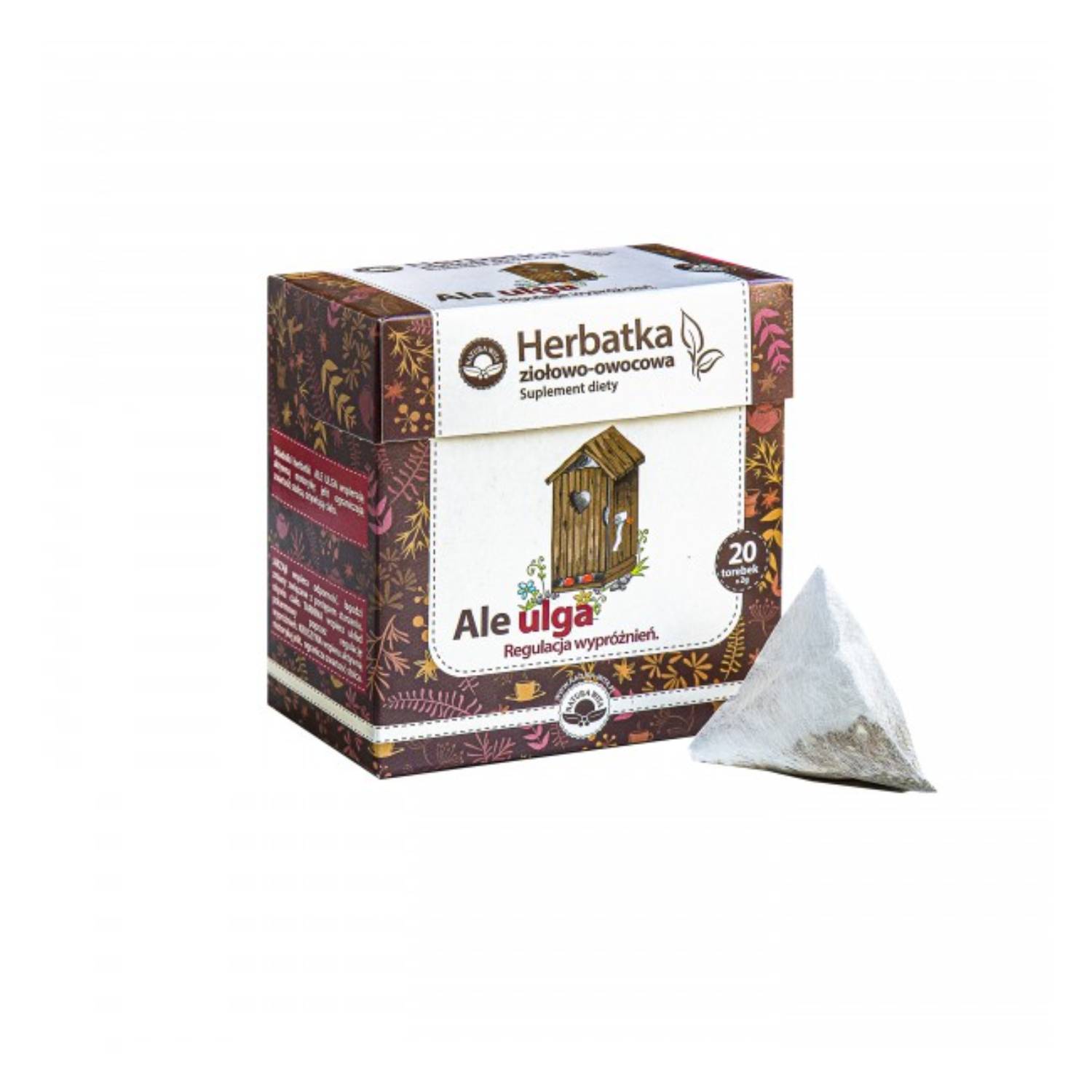 Natura wita - herbata ziołowo-owocowa, ale ulga, 20 saszetek