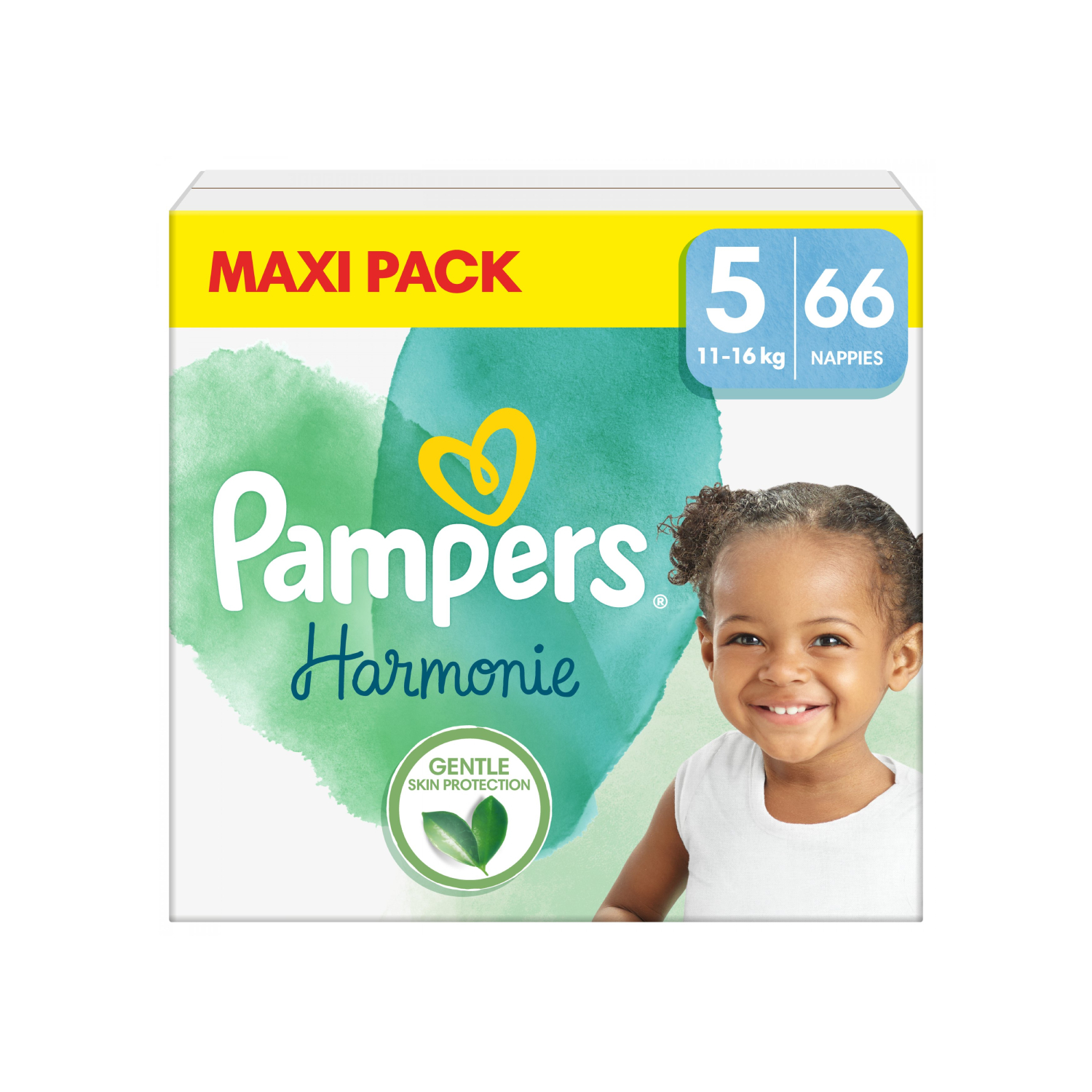 Pampers harmonie - pieluchy jednorazowe, rozmiar 5 (11-16 kg), 66 sztuk (data ważności: 23.02.2026)