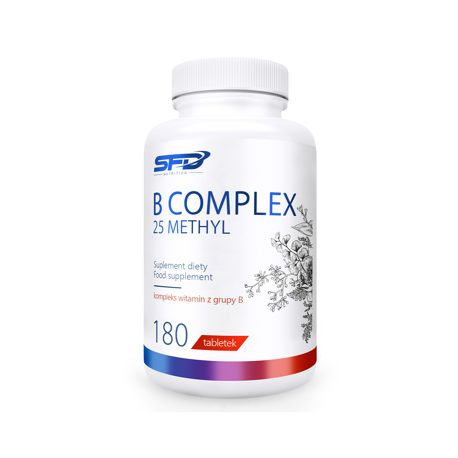 Sfd b complex 25 methyl, 180 tabletek