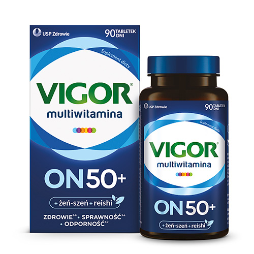 Vigor multiwitamina on 50+, 90 tabletek