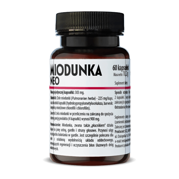 Herbapol kraków miodunka neo, 60 kapsułek