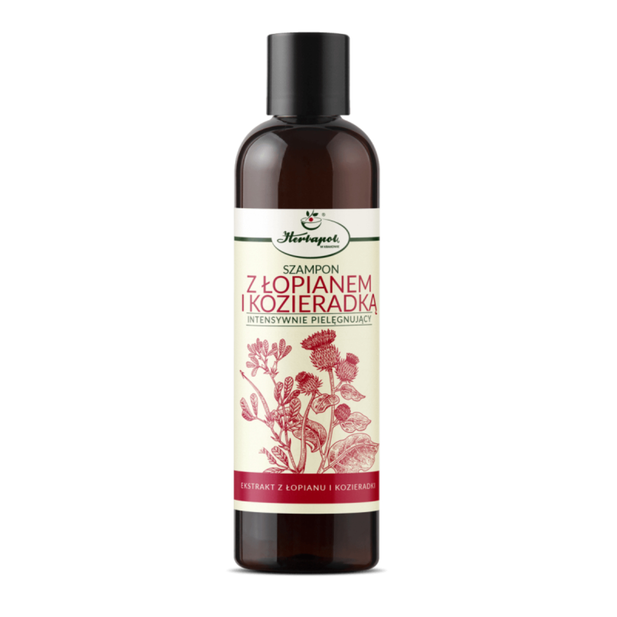 Herbapol - szampon z łopianem i kozieradką, 250 ml