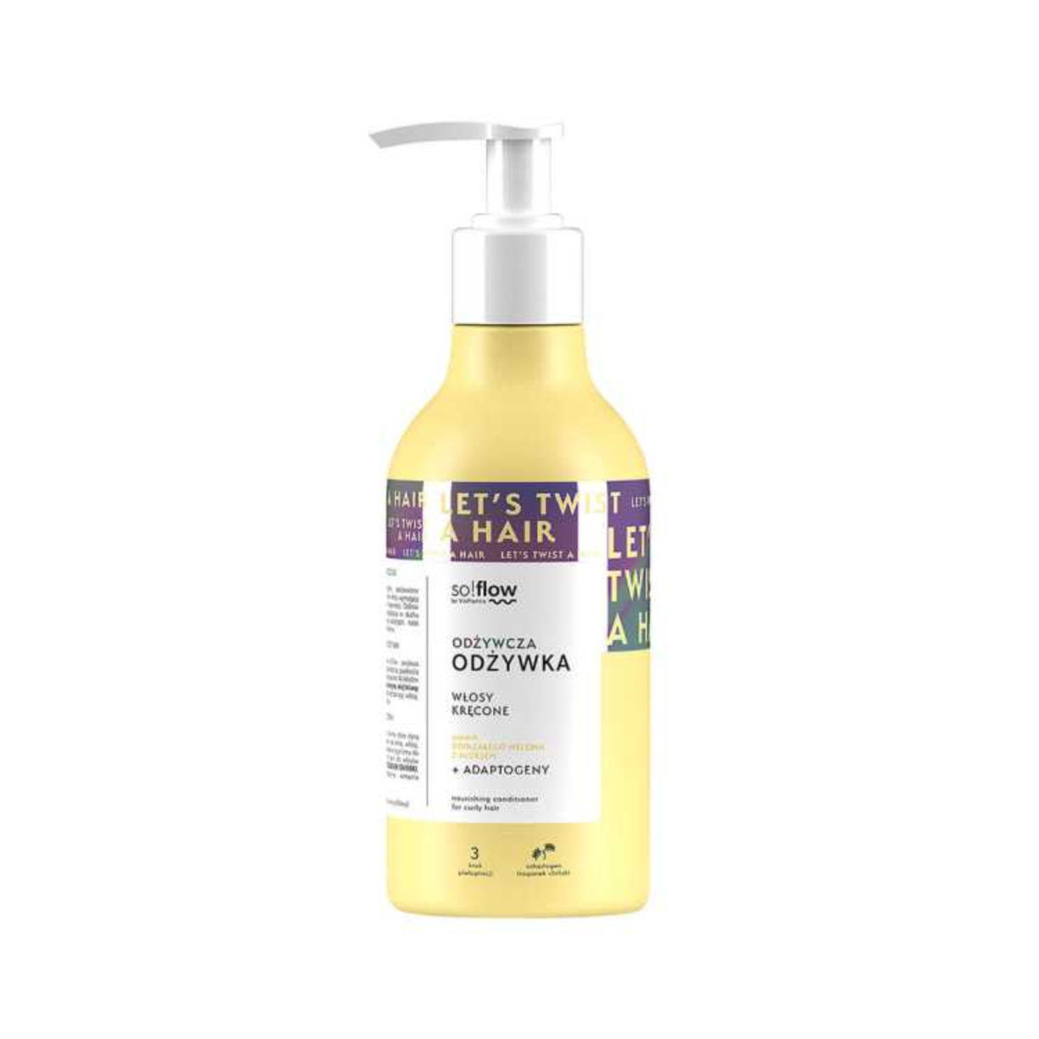 Gp vis plantis so!flow - odżywka odżywcza do włosów kręconych melon, aloes, 400 ml