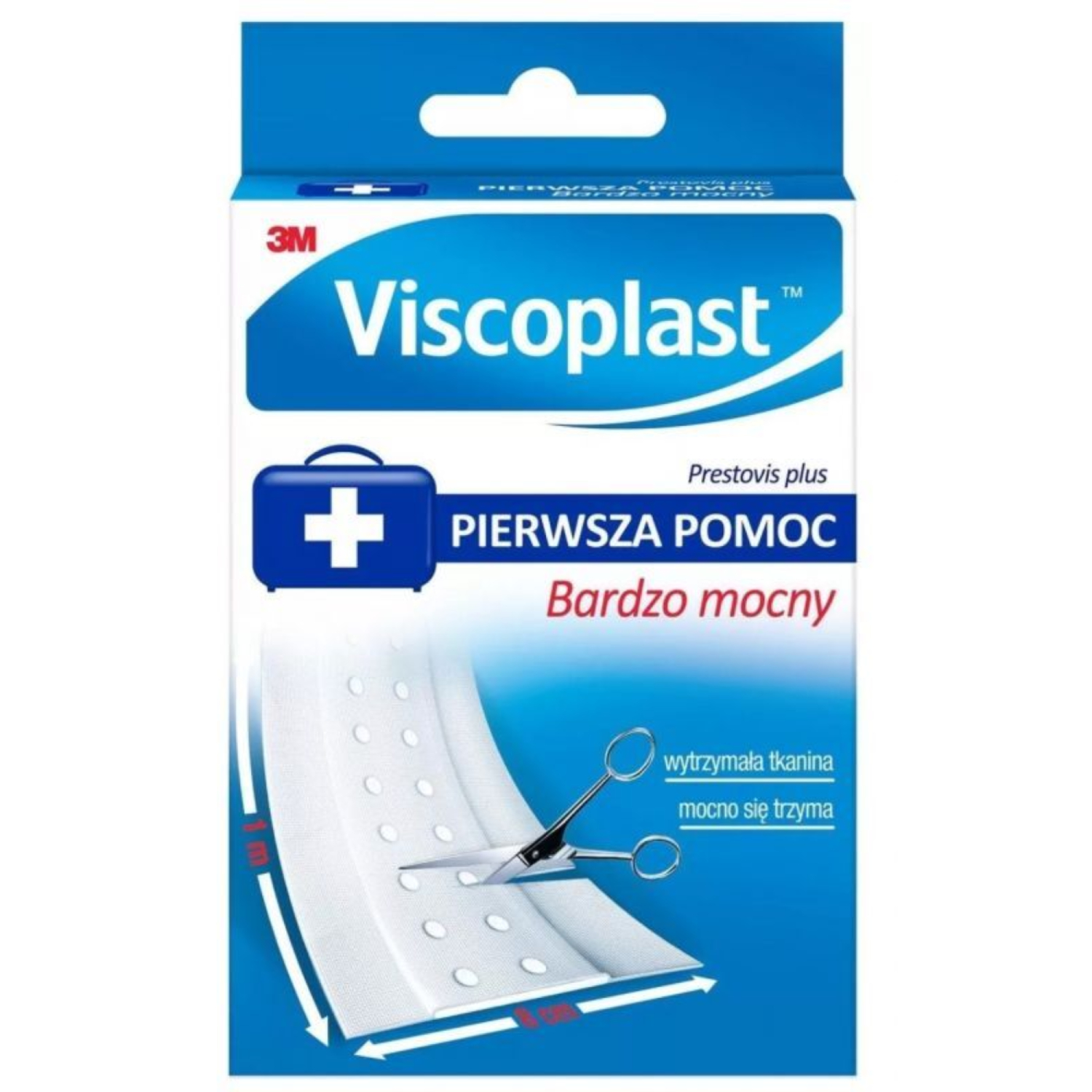Viscoplast prestovis+ - plastry 1 m x 8 cm, 1 sztuka