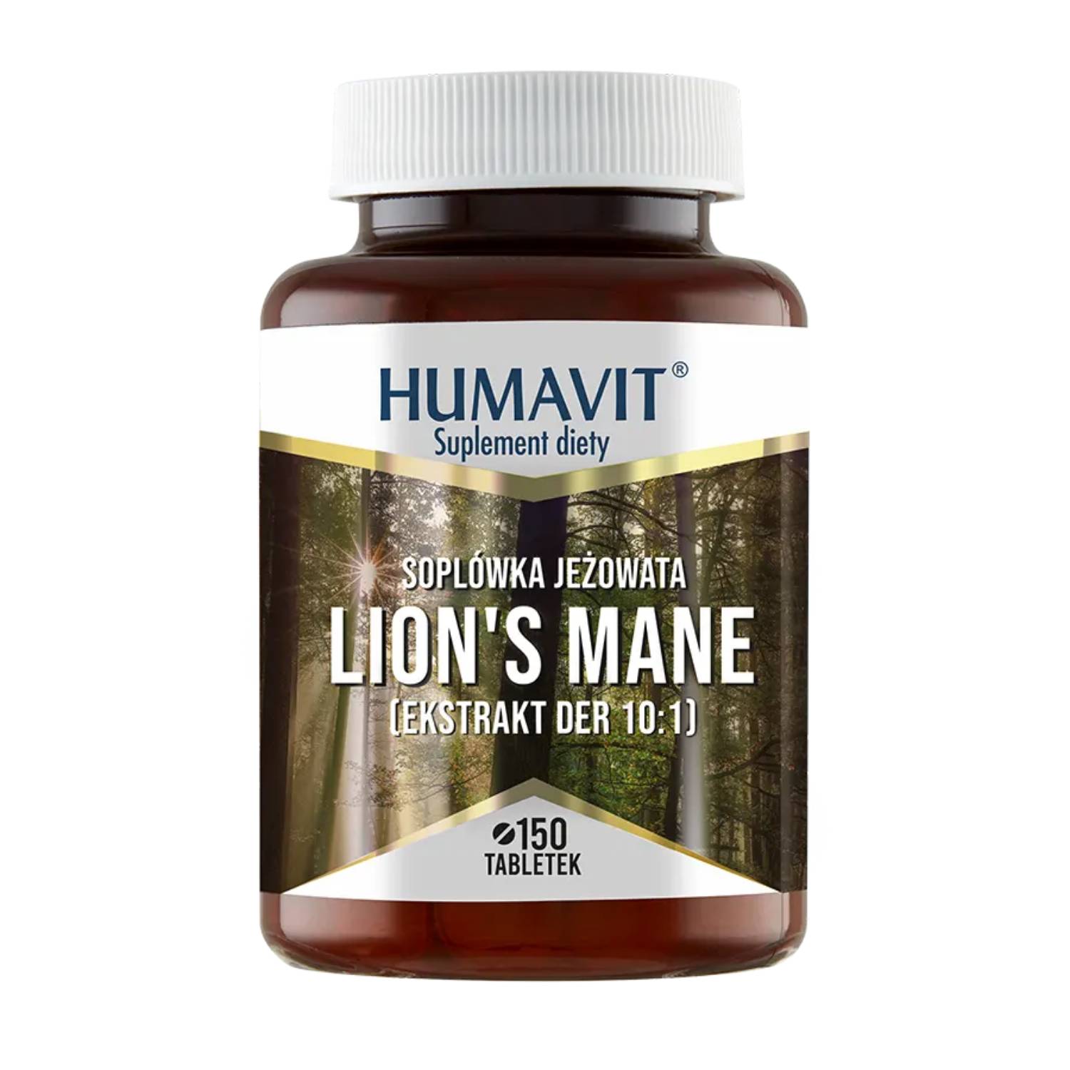 Humavit lion`s mane soplówka jeżowata + drożdże piwowarskie, 150 tabletek