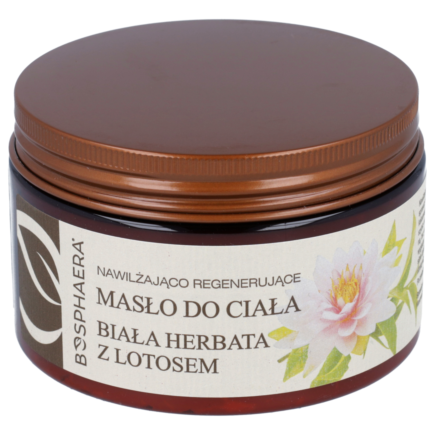 Bosphaera - nawilżająco regenerujące masło do ciała, biała herbata z lotosem, 200 g (data ważności: 25.01.2026)