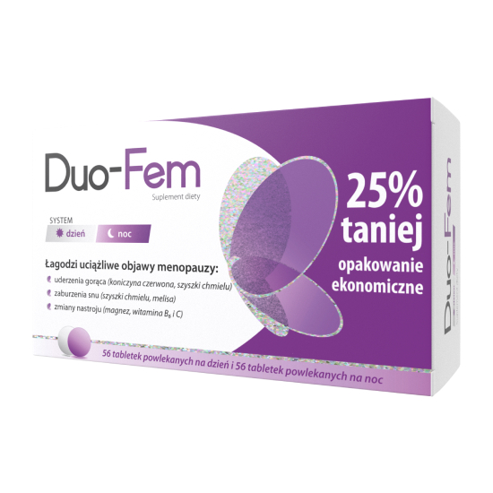 Duo-fem, 56 tabletek na dzień + 56 tabletek na noc