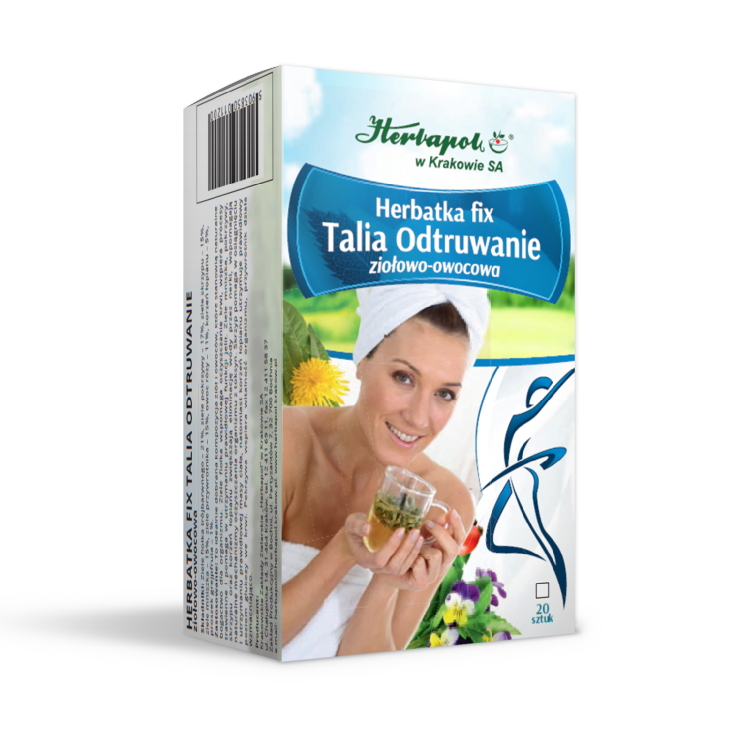 Herbapol kraków herbatka fix, talia odtruwanie, 20 saszetek