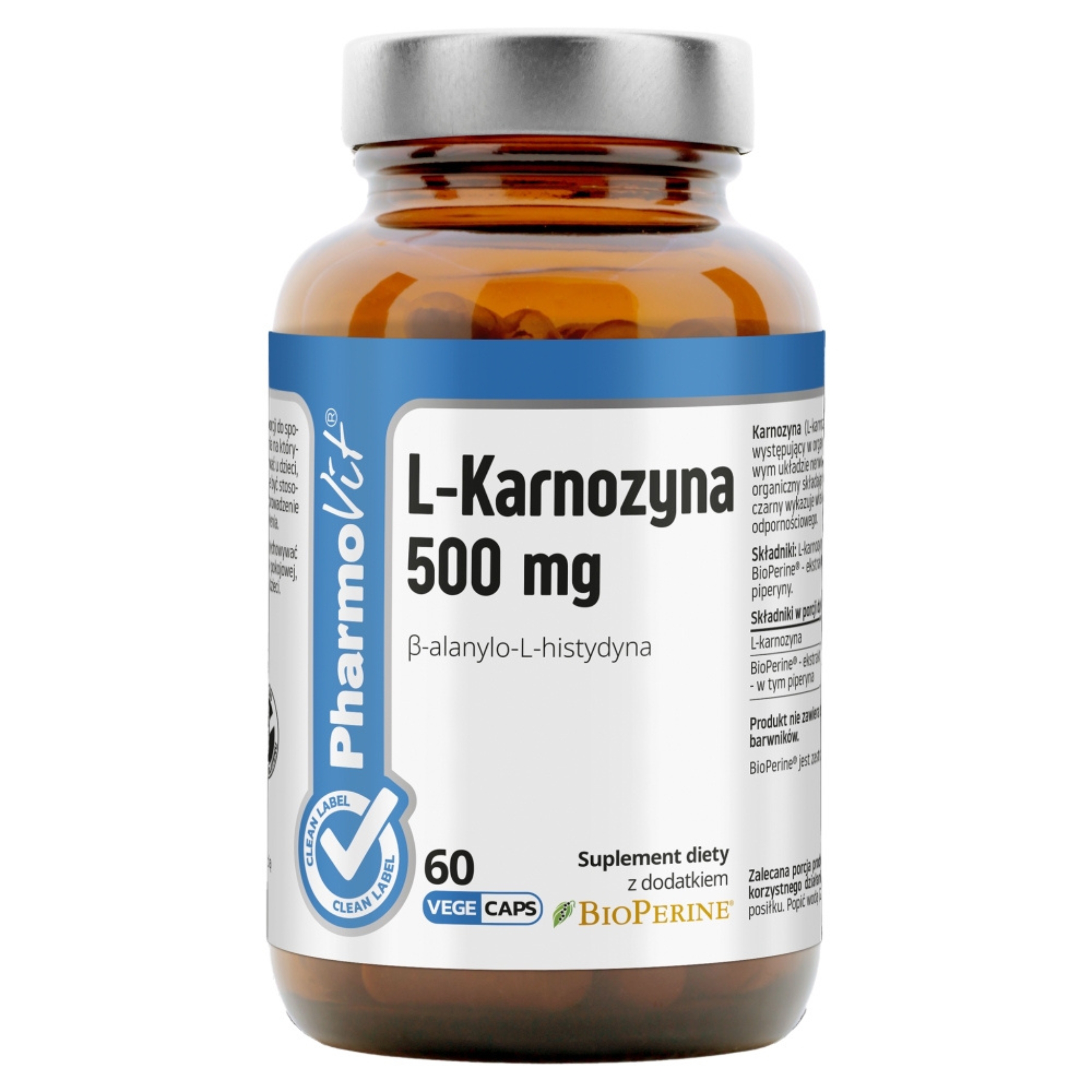 Pharmovit l-karnozyna, 60 kapsułek