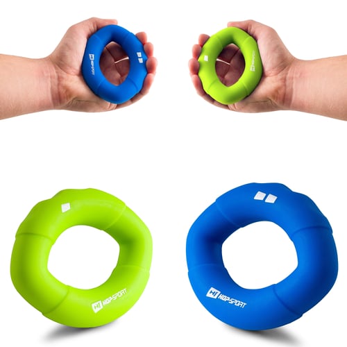 Ring Finger- und Handtrainer-Set aus Silikon