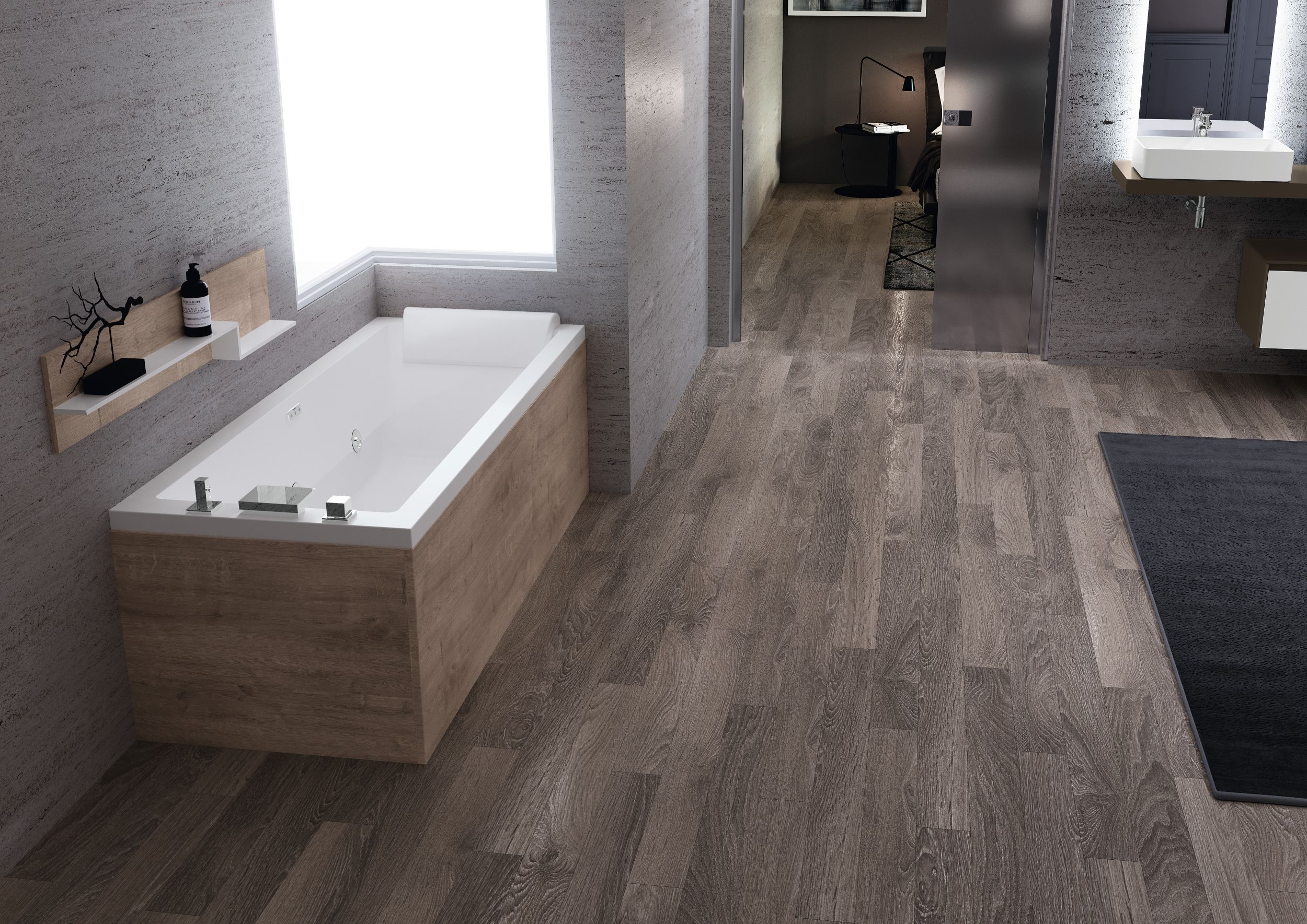 Novellini Calos 2.0 wanna prostokątna 170x75 cm z hydromasażem wodno-powietrznym Hydro Plus z obudową kompletną Burlington/biała ...