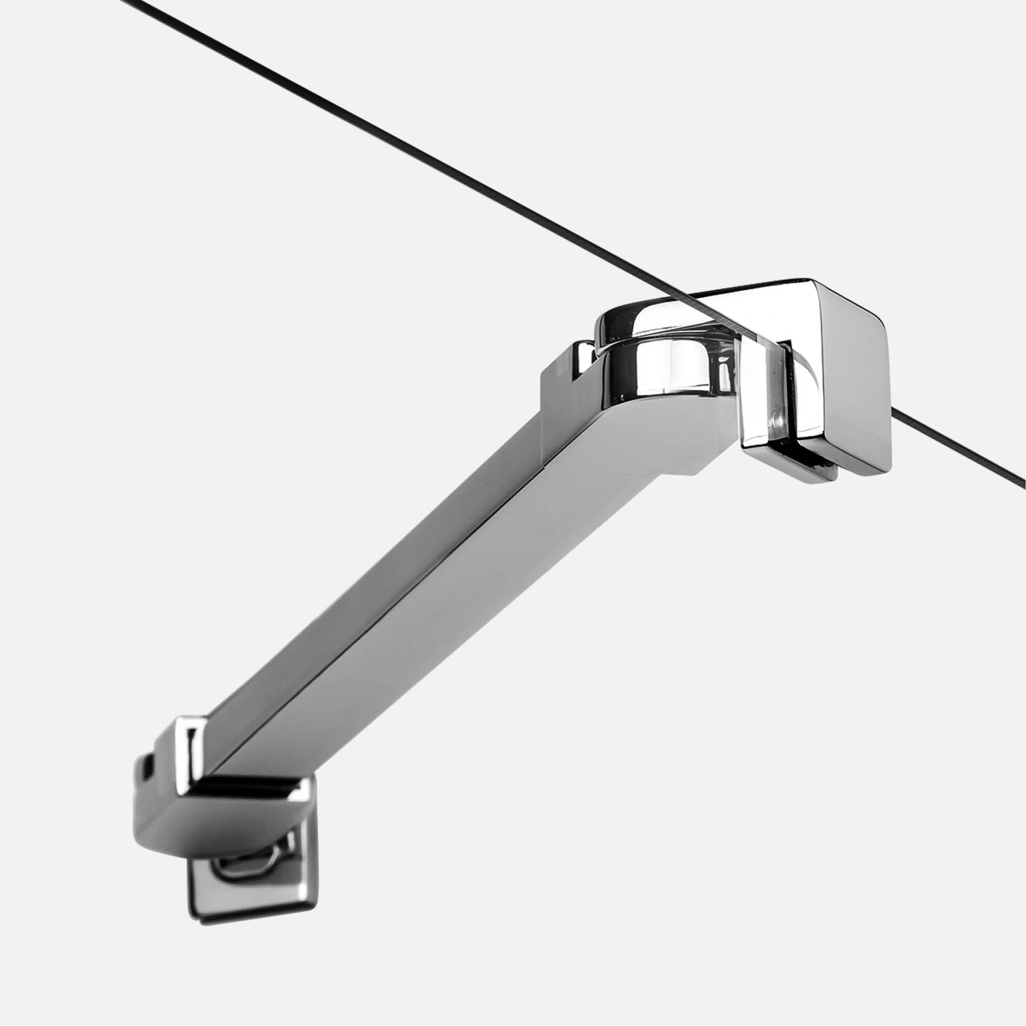 New Trendy New Soleo ścianka prysznicowa walk-in 80 cm chrom połysk/szkło przezroczyste K-0458-WP