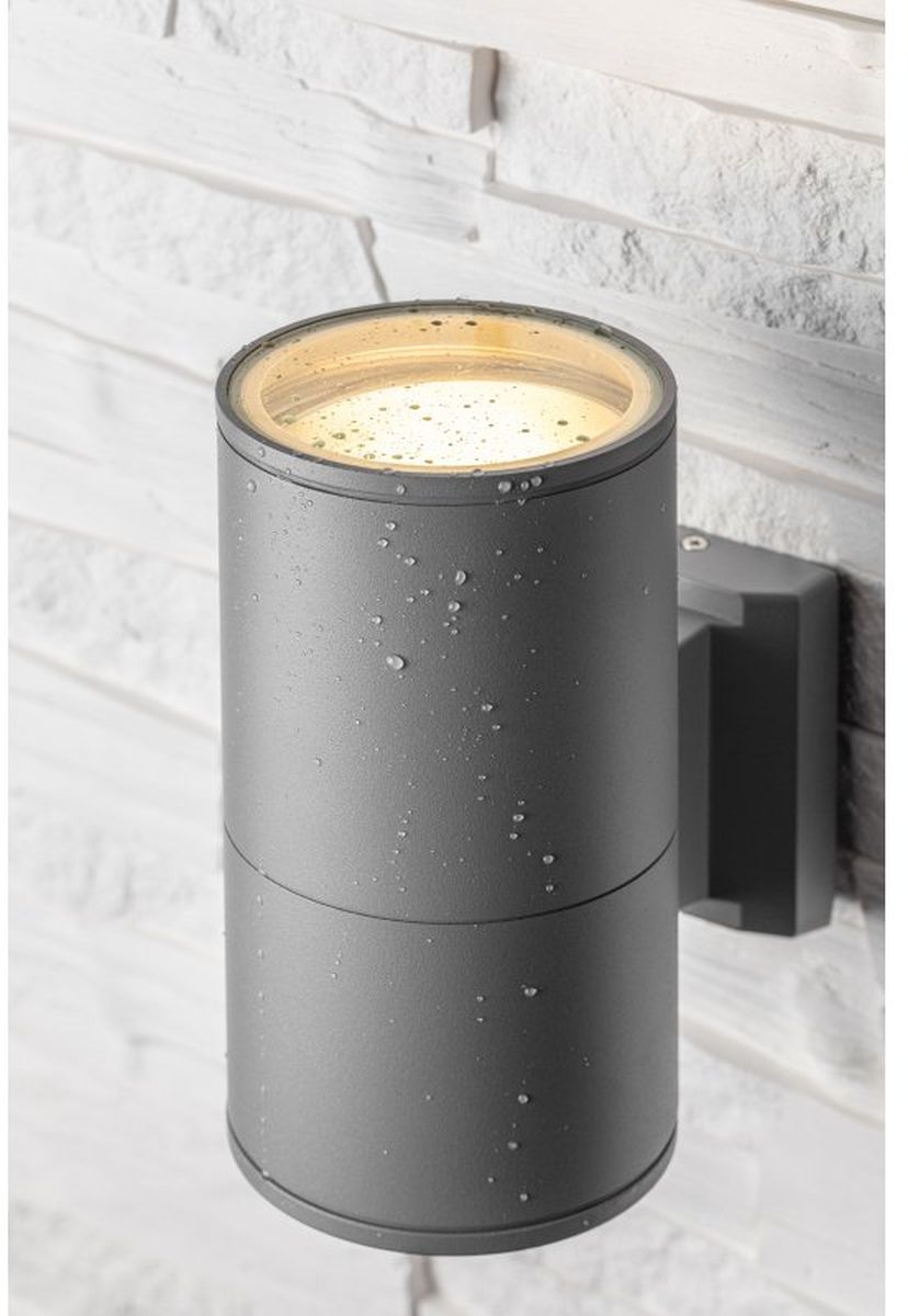 GTV Baleo kinkiet zewnętrzny 1x40 W szary LD-BALE27-00