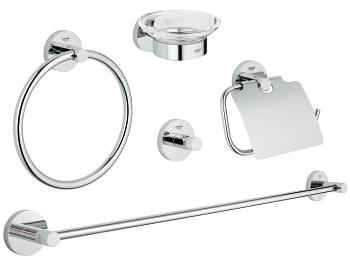 Grohe Essentials zestaw akcesoriów 5w1 StarLight Chrome chrom 40344001