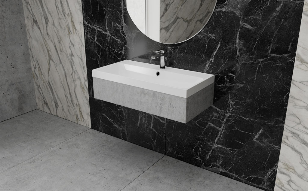 Vayer Cygnus umywalka 100x40 cm wpuszczana biała 100.040.010.3-1.0.1.X.X