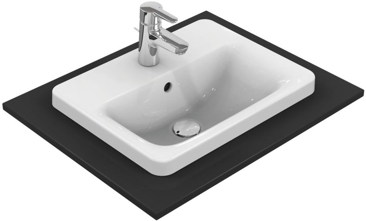 Ideal Standard Connect umywalka 50x39 cm wpuszczana prostokątna biała E504301