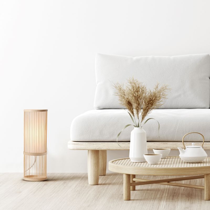 Brilliant Nori lampa stołowa 1x40W beżowa 92769/09