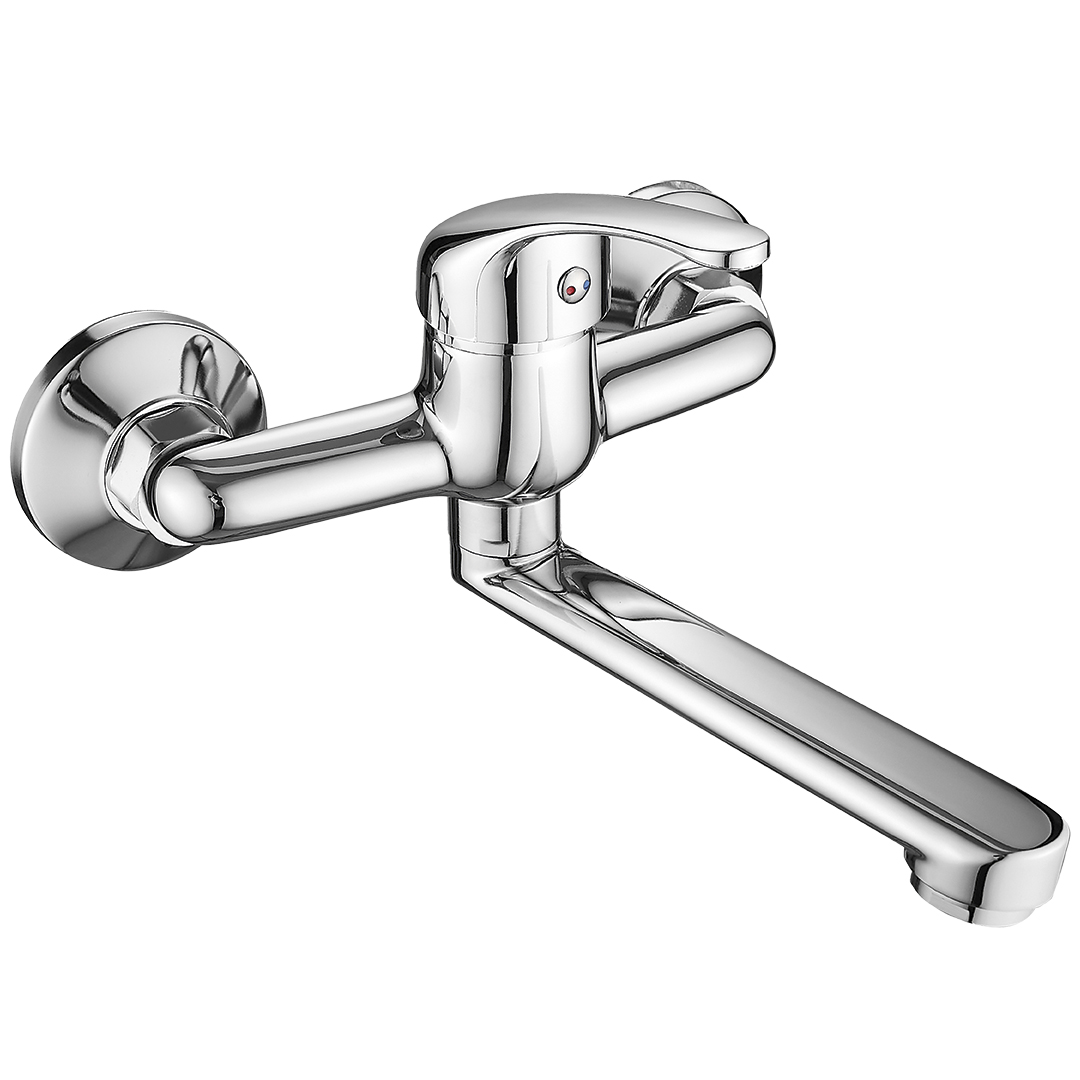 Kuchinox Pedro bateria umywalkowa ścienna chrom BQE050D - Wysyłka w 24h