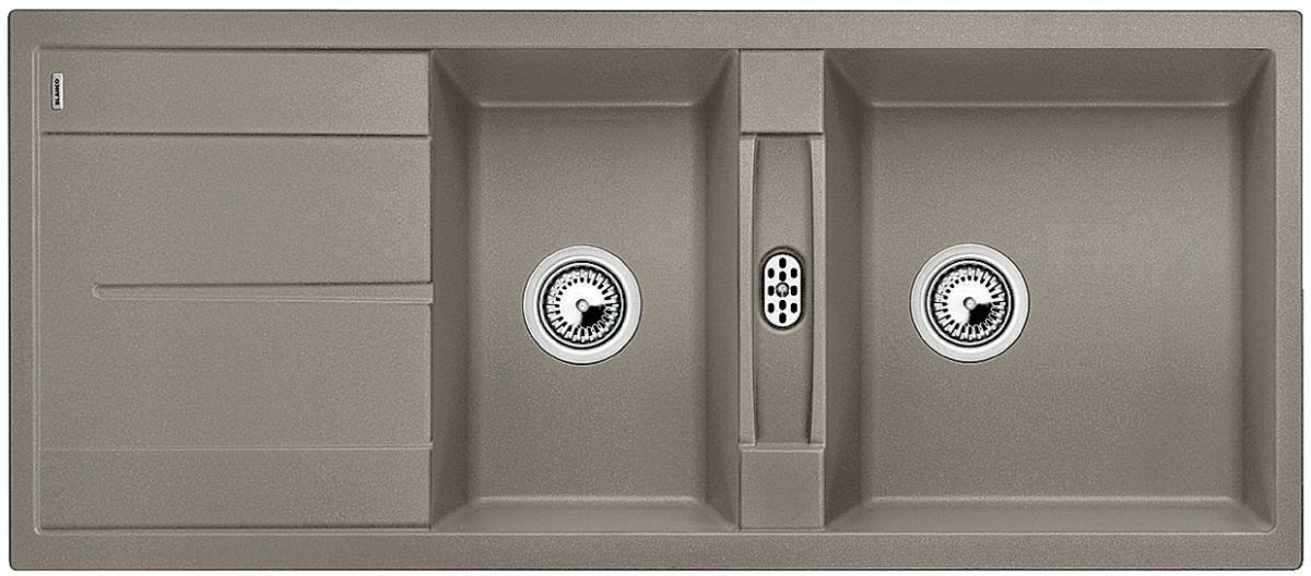 Blanco Metra 8 S zlewozmywak 116x50 cm z Silgranit PuraDur tartufo 517357