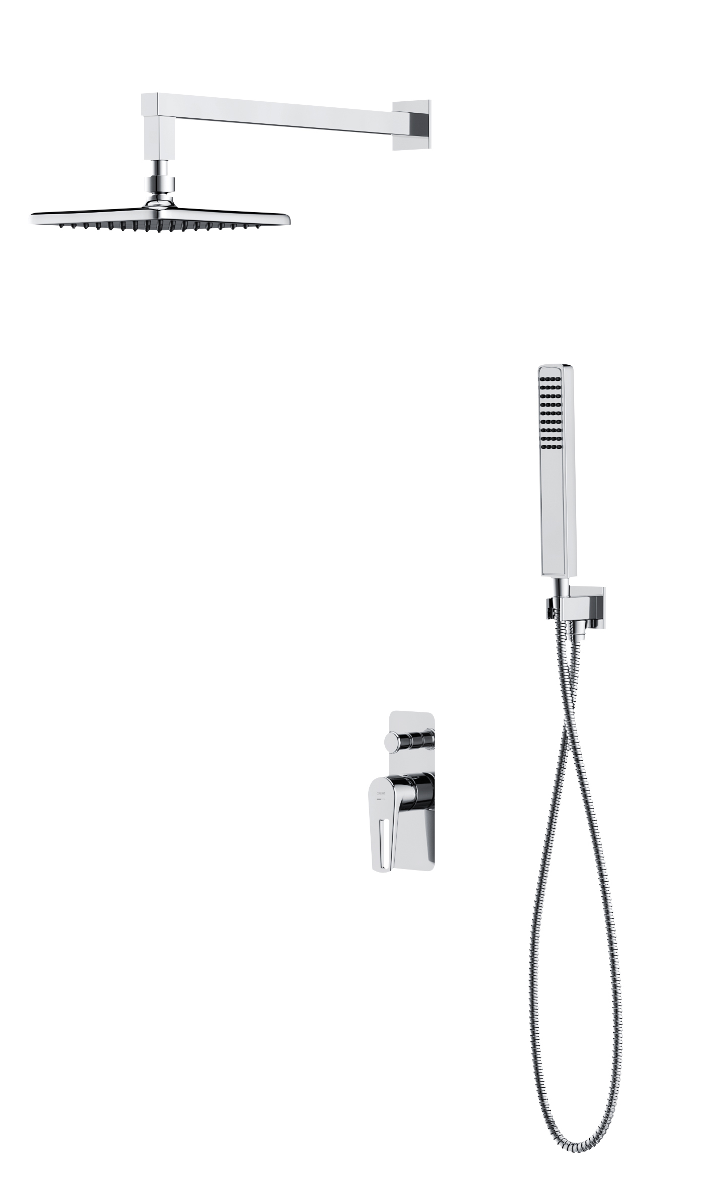 Cersanit Mille zestaw prysznicowy podtynkowy chrom S952-012