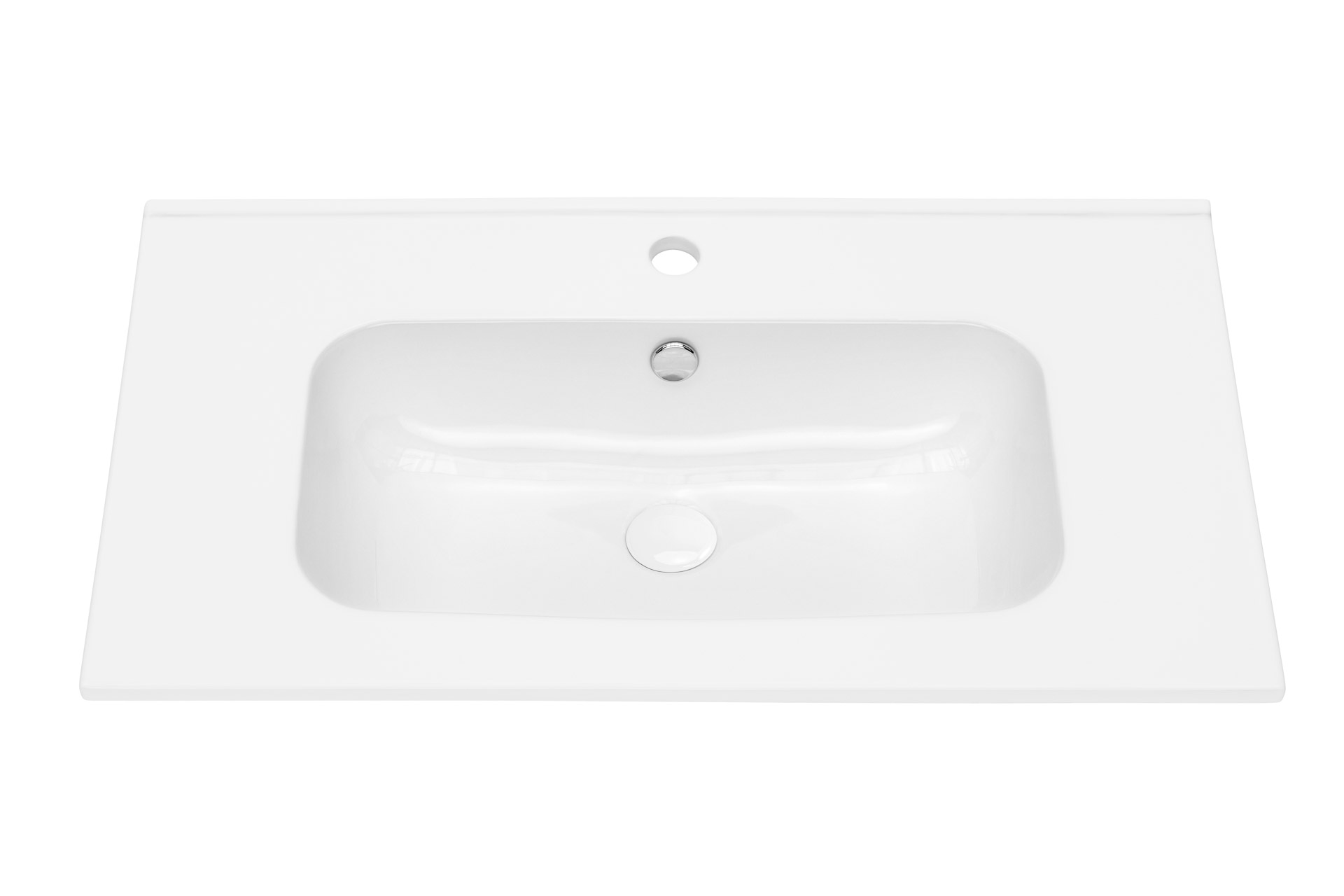 Uptrend Venta umywalka 81x47 cm meblowa/wpuszczana prostokątna biały połysk UP410-800