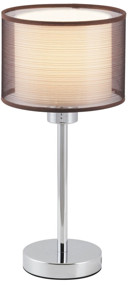 Rabalux Anastasia lampa stołowa 1x60W chrom/brąz 2631