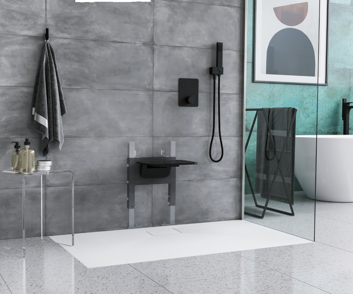 Excellent Trago stelaż podtynkowy do siedziska prysznicowego INEX.TR570.335