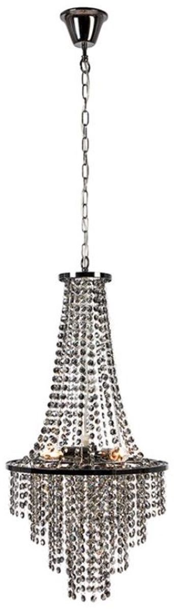 Markslöjd Allington lampa wisząca 3x25W czarny/chrom/przydymiony 108124