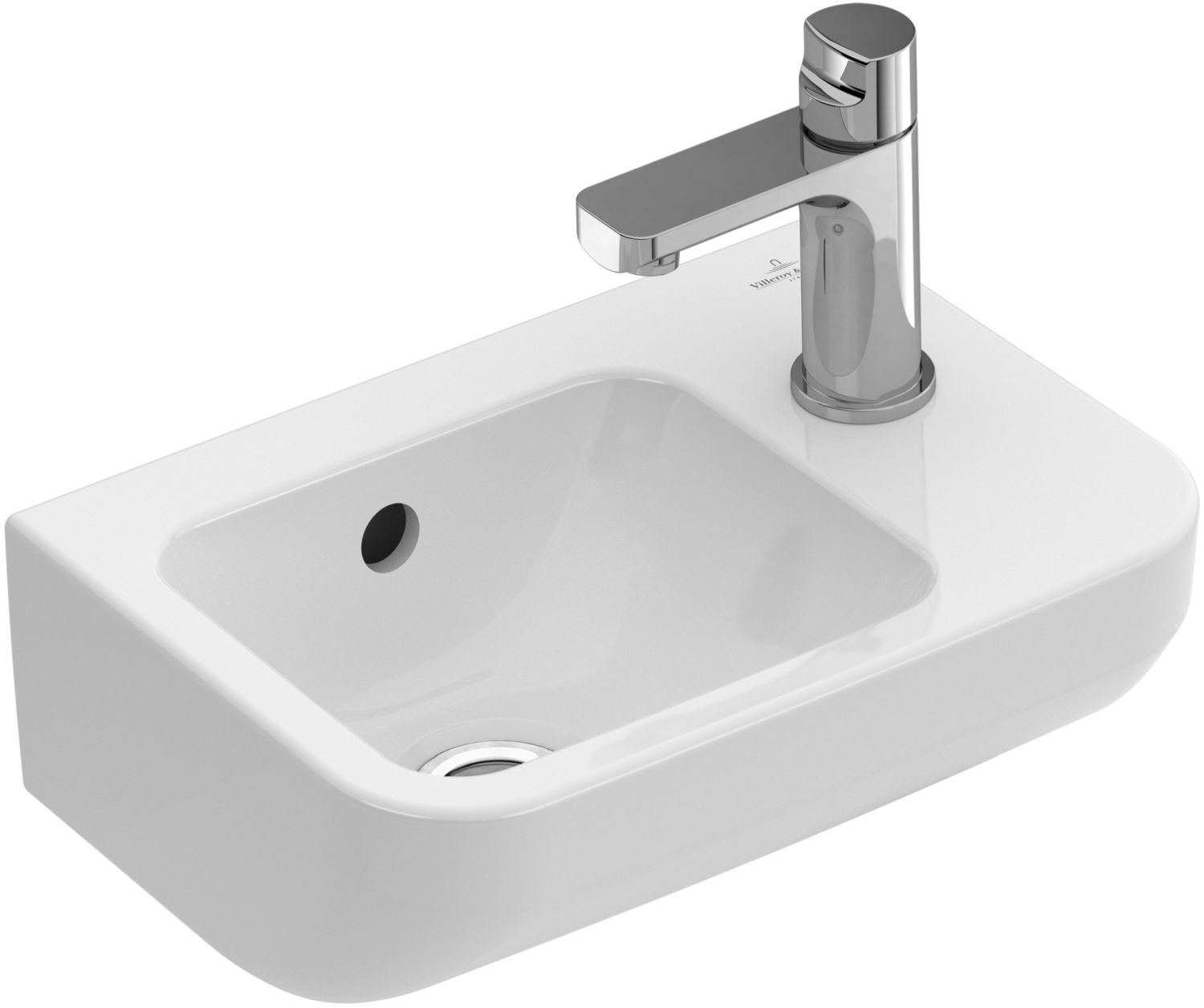 Villeroy & Boch Architectura umywalka 36x26 cm ścienna prostokątna Weiss Alpin 43733601