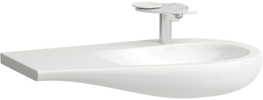 Laufen Il Bagno Alessi umywalka 90x50 cm ścienna prawa Laufen Clean Coat biała H8149764001041