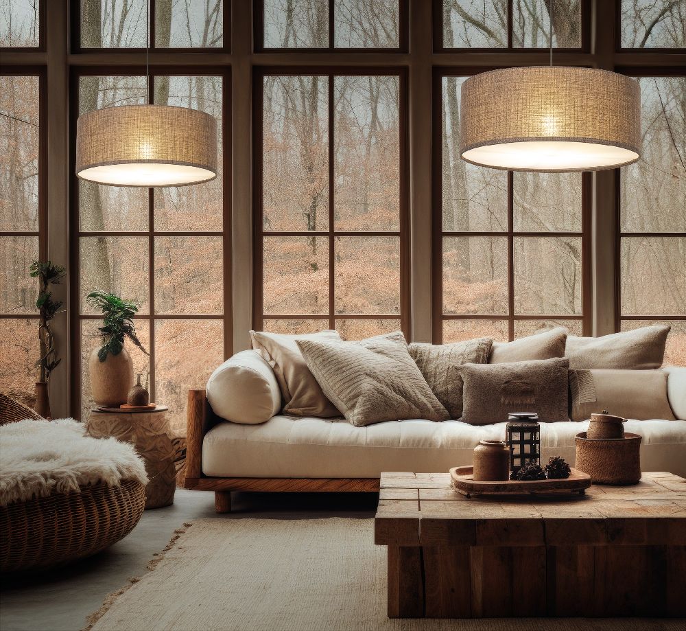 TK Lighting Earth lampa wisząca 3x15 W brązowa 10101