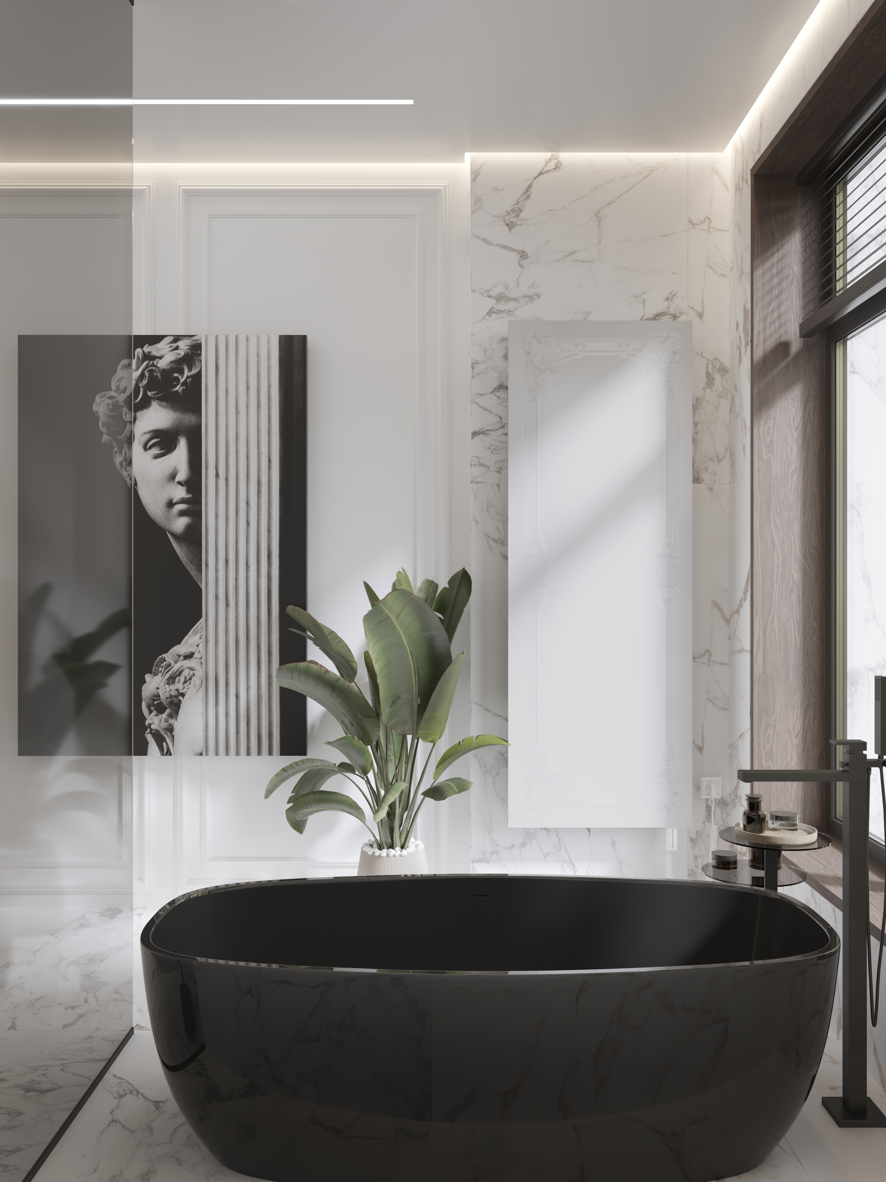 Instal Projekt Inventio Electro Eclectic by Paprocki&Brzozowski grzejnik elektryczny 180,6x65,6 cm biały połysk/ekran biały ...