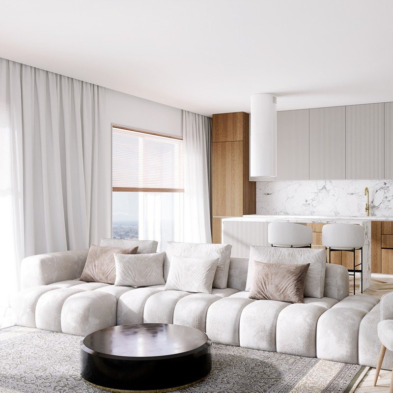 Globalo Design Lobelio Isola okap kuchenny 39 cm wyspowy biały LOBELIO_ISOLA_39_1_WHITE