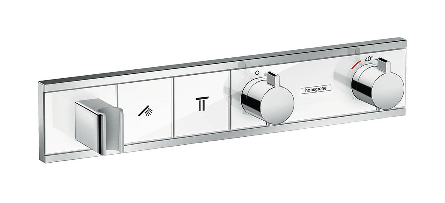 Hansgrohe RainSelect bateria wannowo-prysznicowa podtynkowa termostatyczna biały/chrom 15355400
