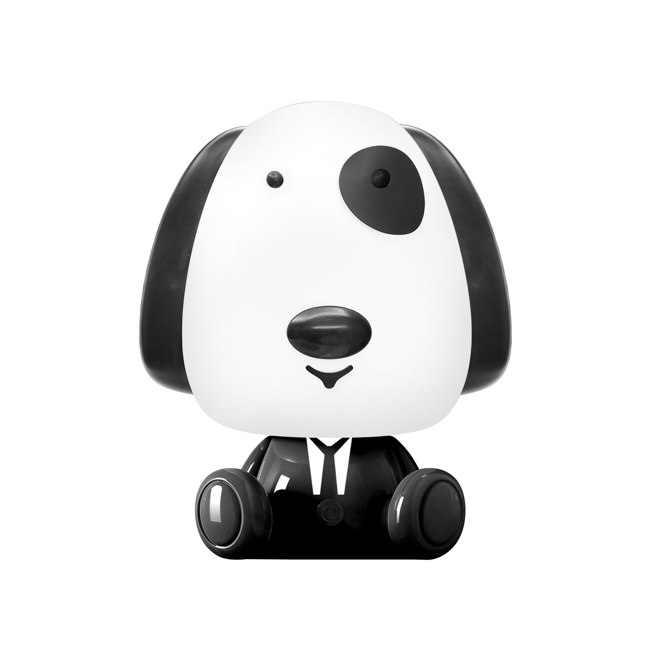 Zuma Line Pies lampka nocna dziecięca 1x3 W biała-czarna KDR-606-BL