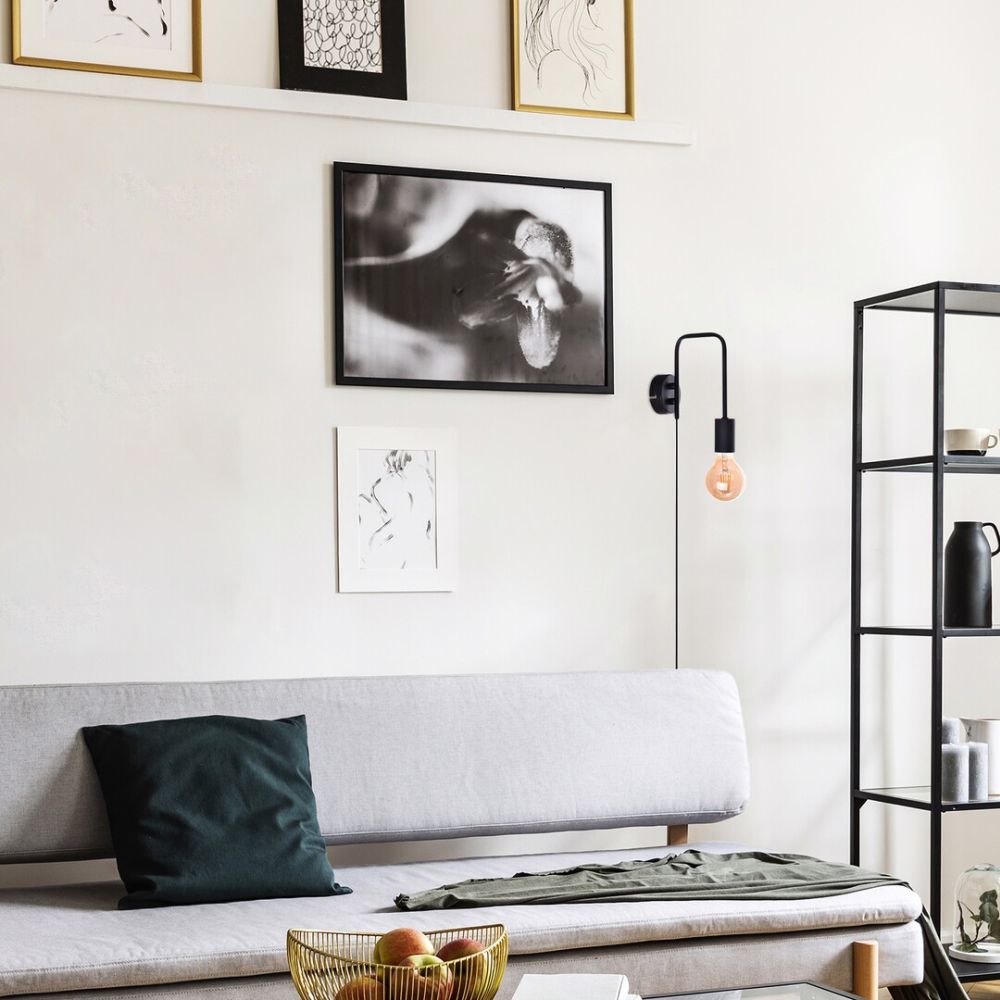 Rabalux Manzur kinkiet 1x40W czarny mat 71022