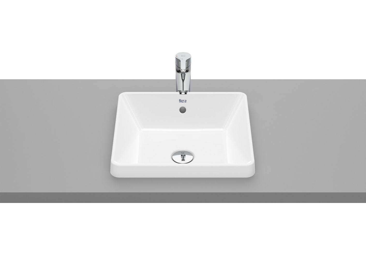 Roca Gap umywalka 39x37 cm prostokątna wpuszczana biała A3270Y7000 - Wysyłka w 24h