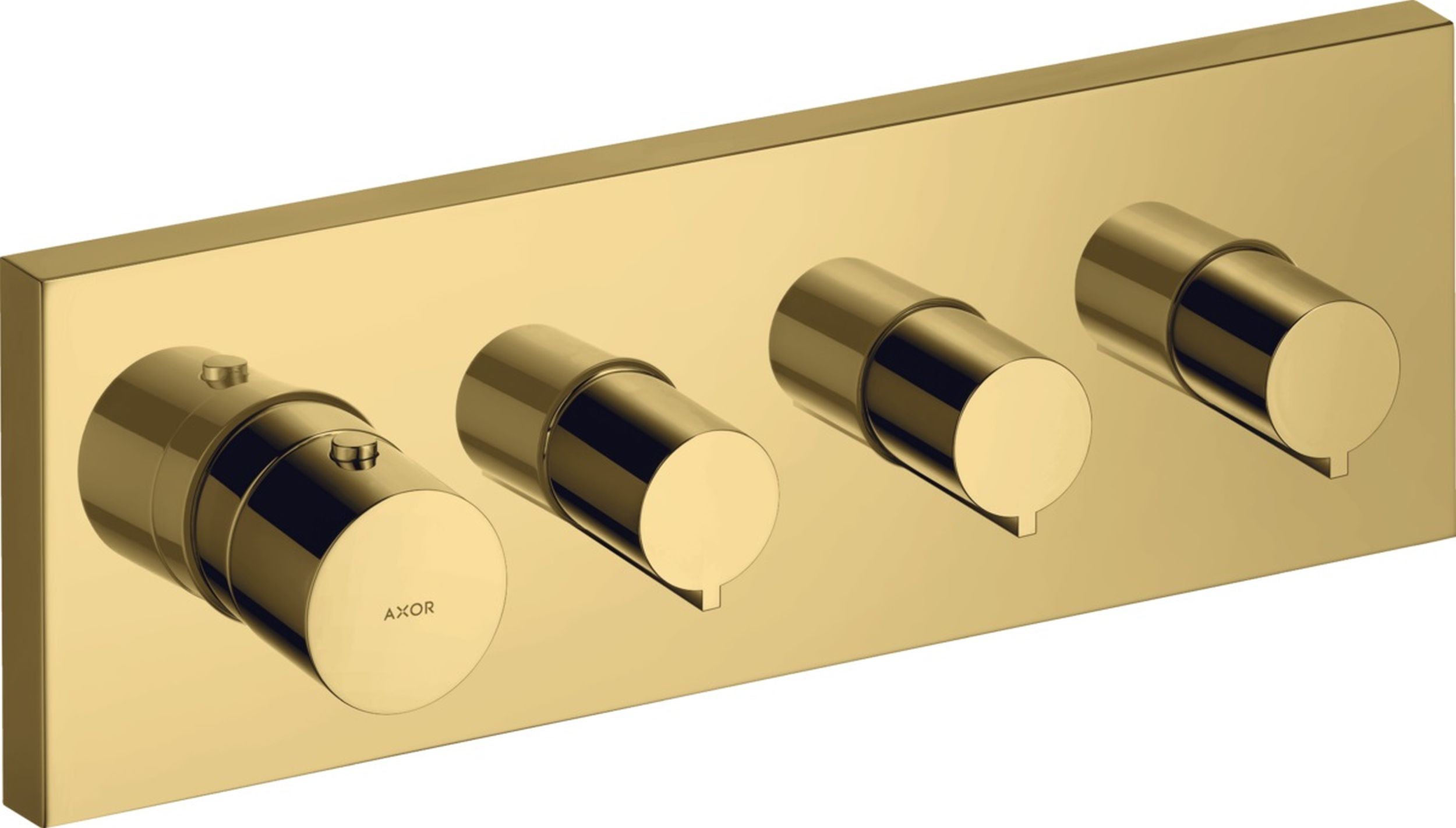 Axor ShowerSolutions moduł prysznicowy podtynkowy termostatyczny złoty optyczny polerowany 10751990