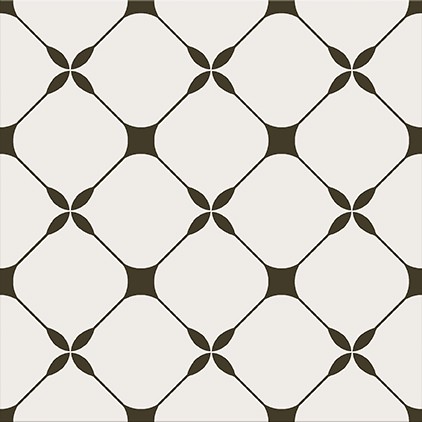 Opoczno Lovely Patchwork płytka ścienno-podłogowa 29,8x29,8 cm biała