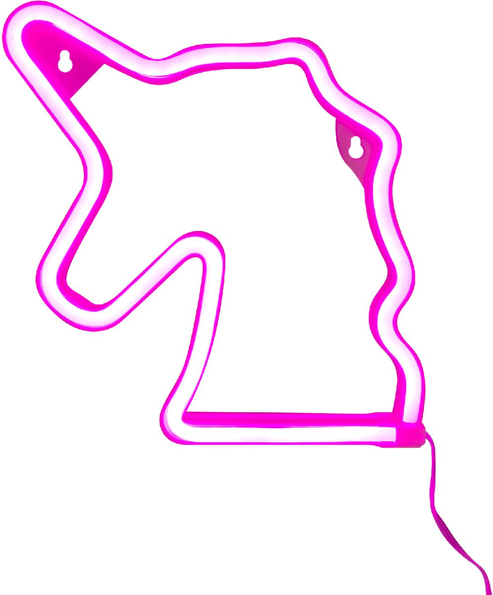 Zuma Line Neon neon ścienny 1x1 W biały-różowy FM-NL10