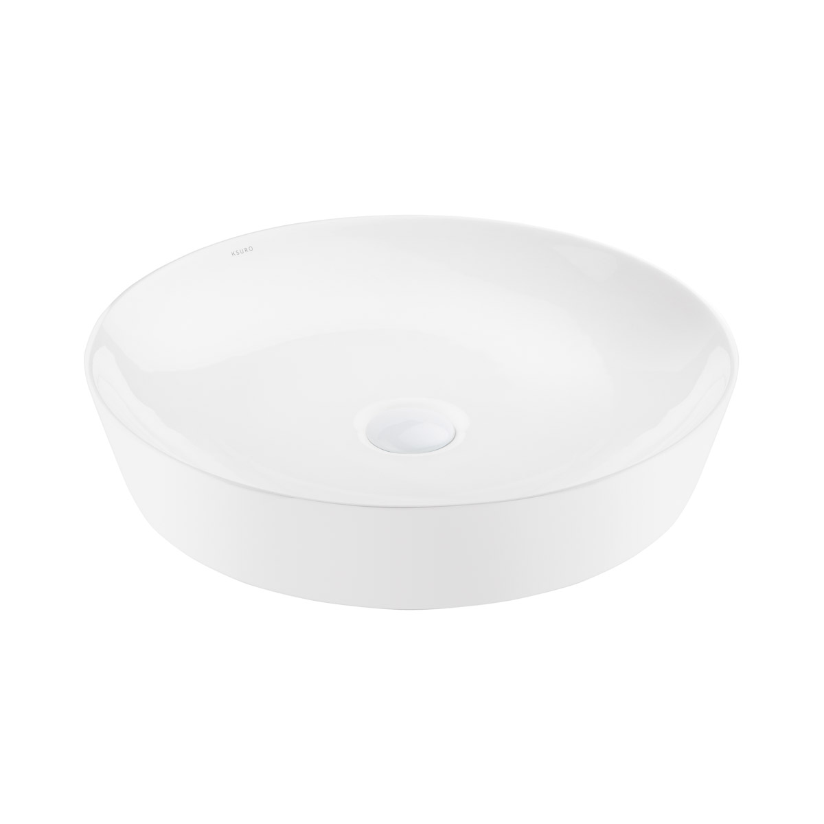 Ksuro 105 umywalka 49 cm nablatowa okrągła biała 20011000 - Wysyłka w 24h