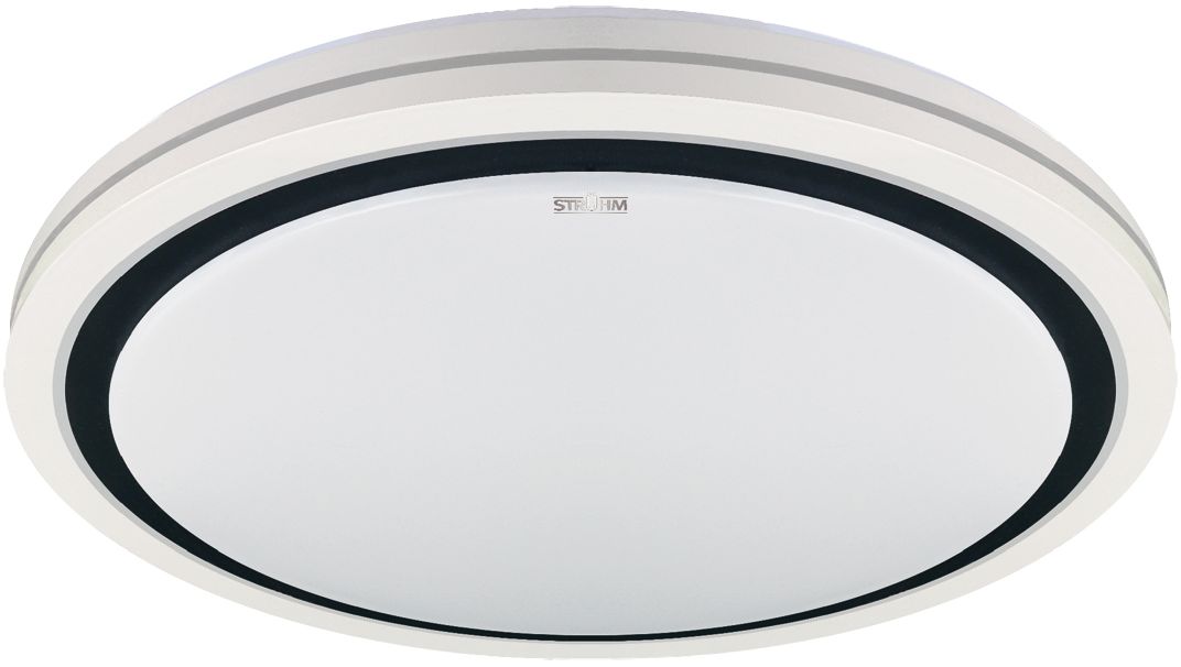 Strühm Laguna plafon 1x48 W biały-czarny 04169