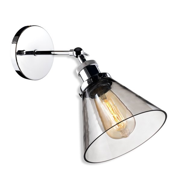 Altavola Design New York Loft kinkiet 1x60W chrom/dymny LA034/W_smoky_chrom - Wysyłka w 24h