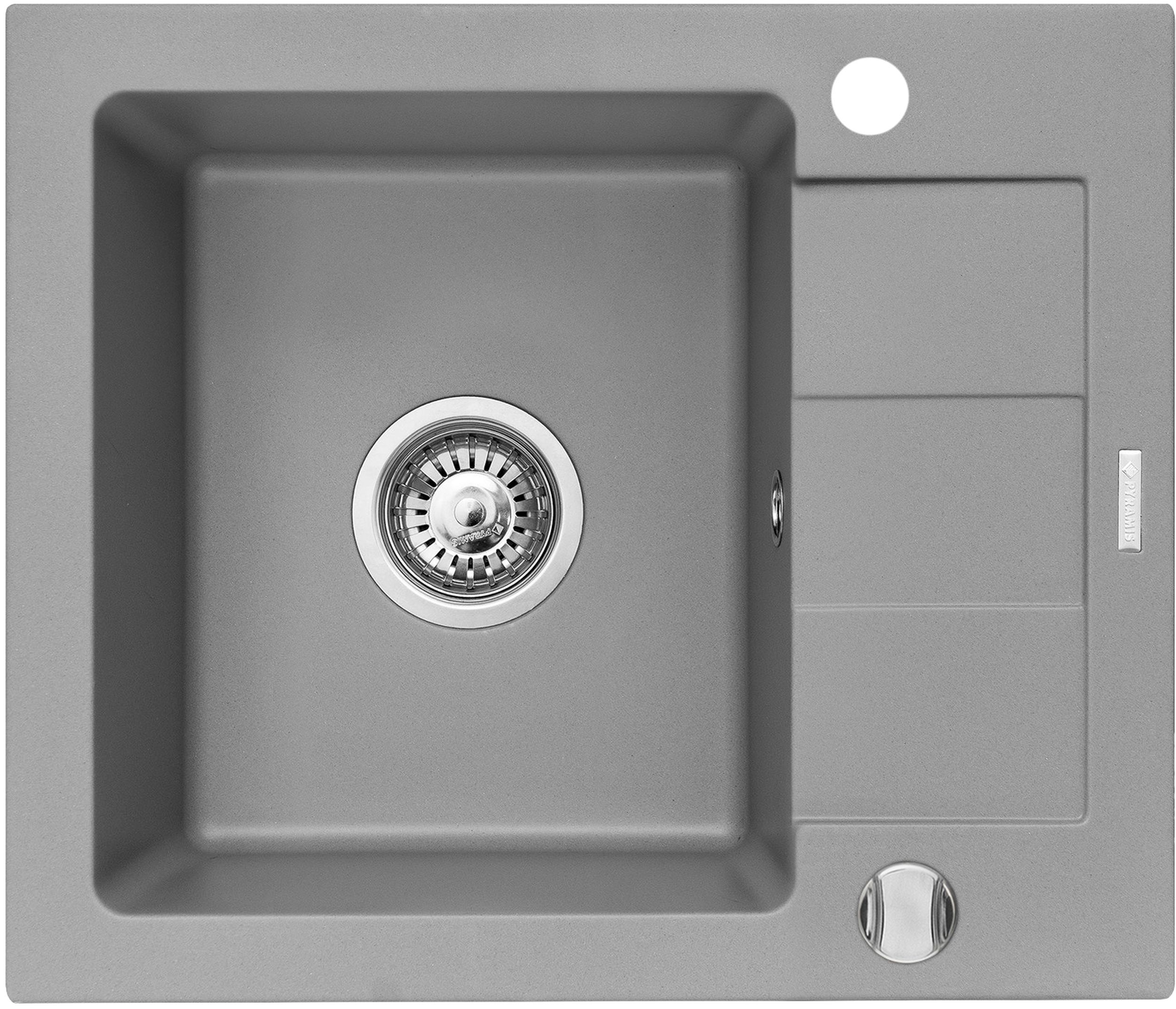 Pyramis Sparta Mini zlewozmywak granitowy 56x46 cm szary/grafitowy/onyx 070179512